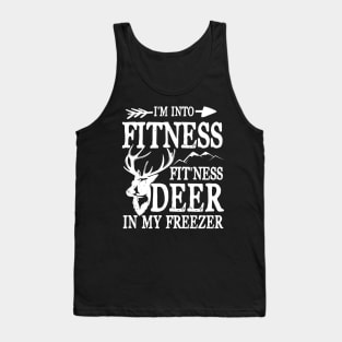 I'm Into Fitness Deer in Freezer Tank Top